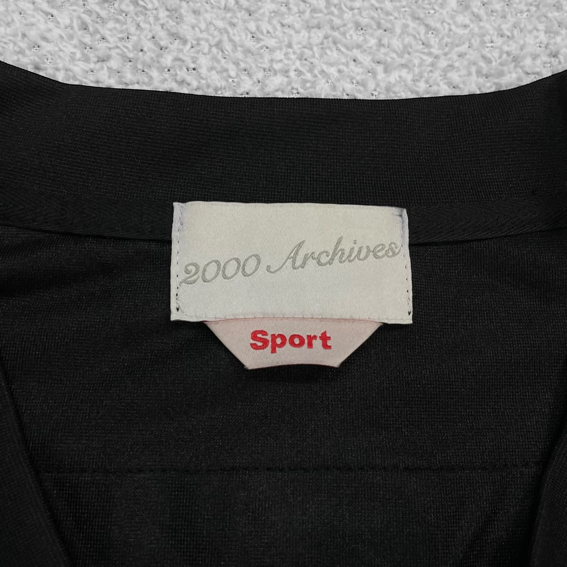 2000 Archives 아카이브 풋볼 져지 반팔 블랙 상품이미지5