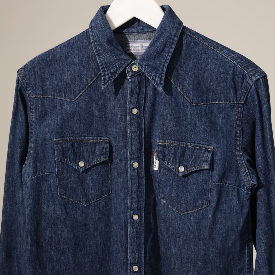 블루블루 인디고 웨스턴 데님셔츠 상품이미지3