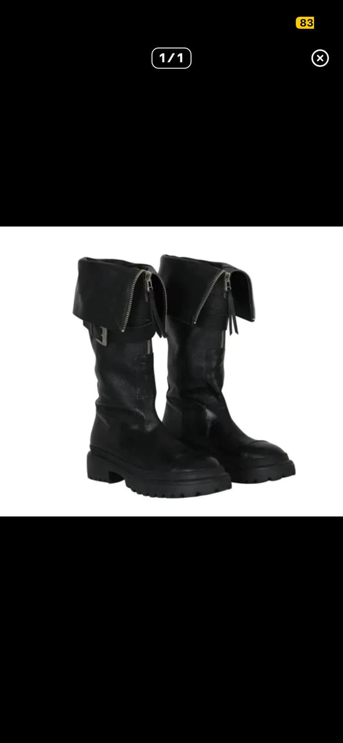 보헤미안서울 폴디드 벨트 롱부츠 235 상품이미지1