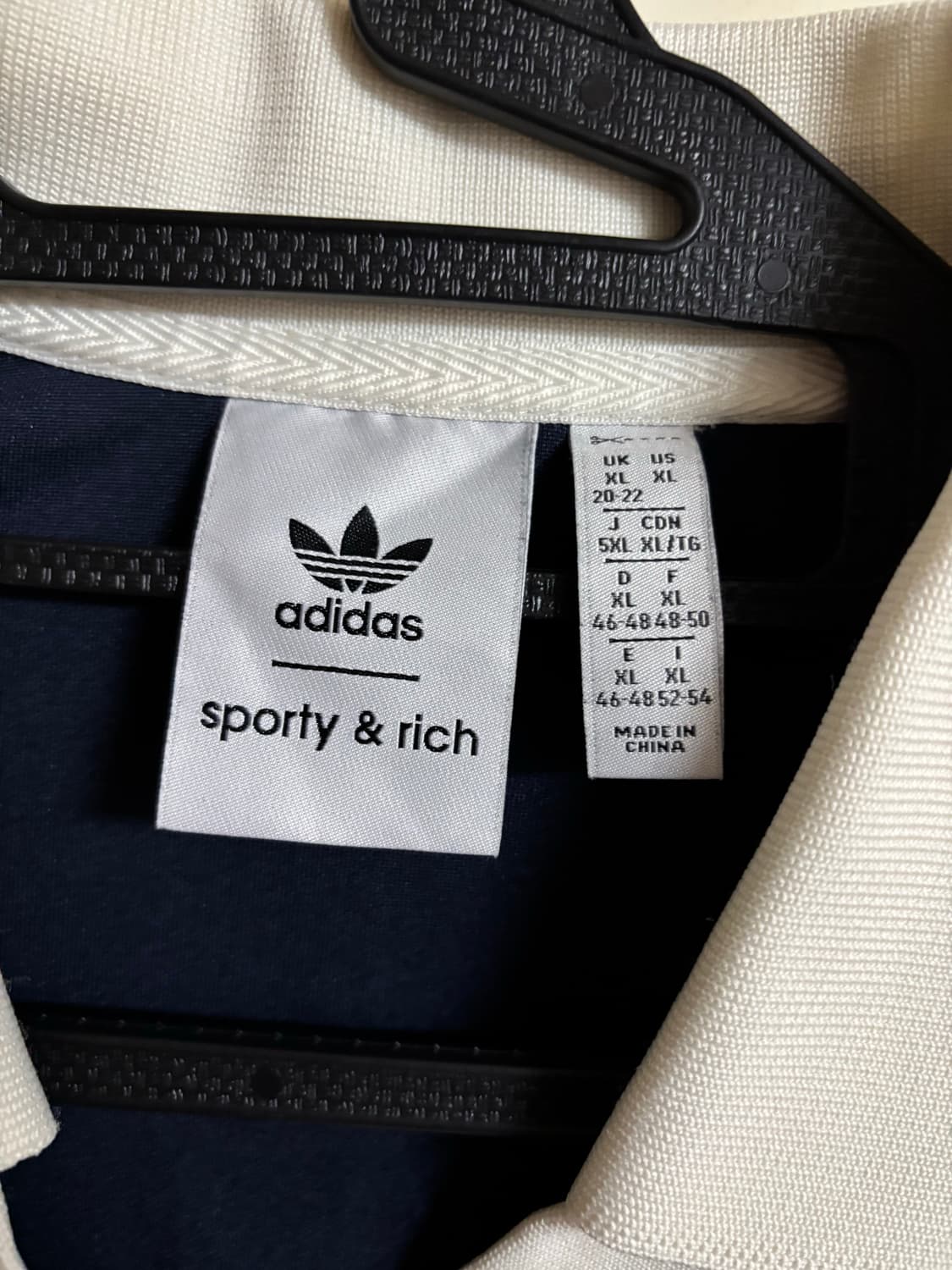 Adidas x Sporty&rich 콜라보 져지 탑 L 상품이미지2