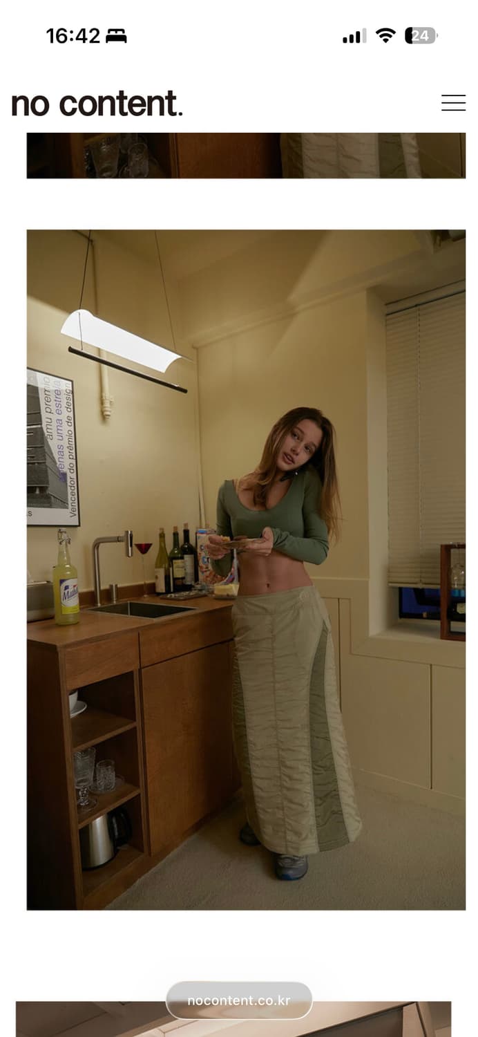 Mermaid-Line Windbreaker Skirt_Mlnt 상품이미지1