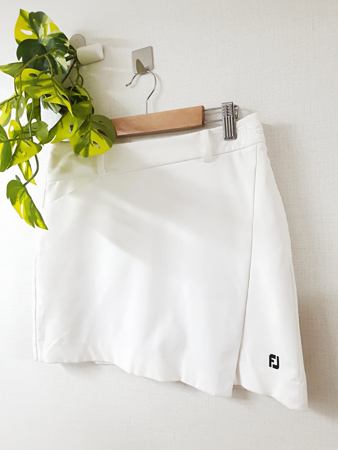 풋조이 21SS 정품 로고치마 26인치 여성골프 55 화이트 밑트임 상품이미지4