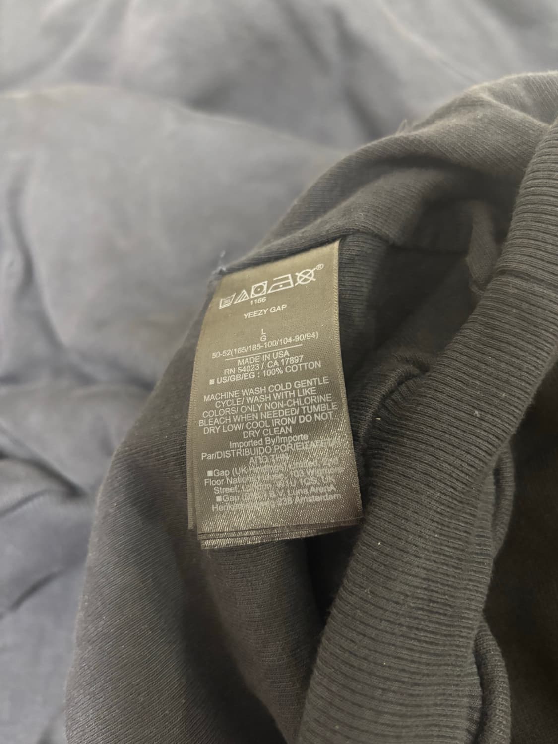 이지갭 도브후드 워시드블랙 사이즈 L 상품이미지3