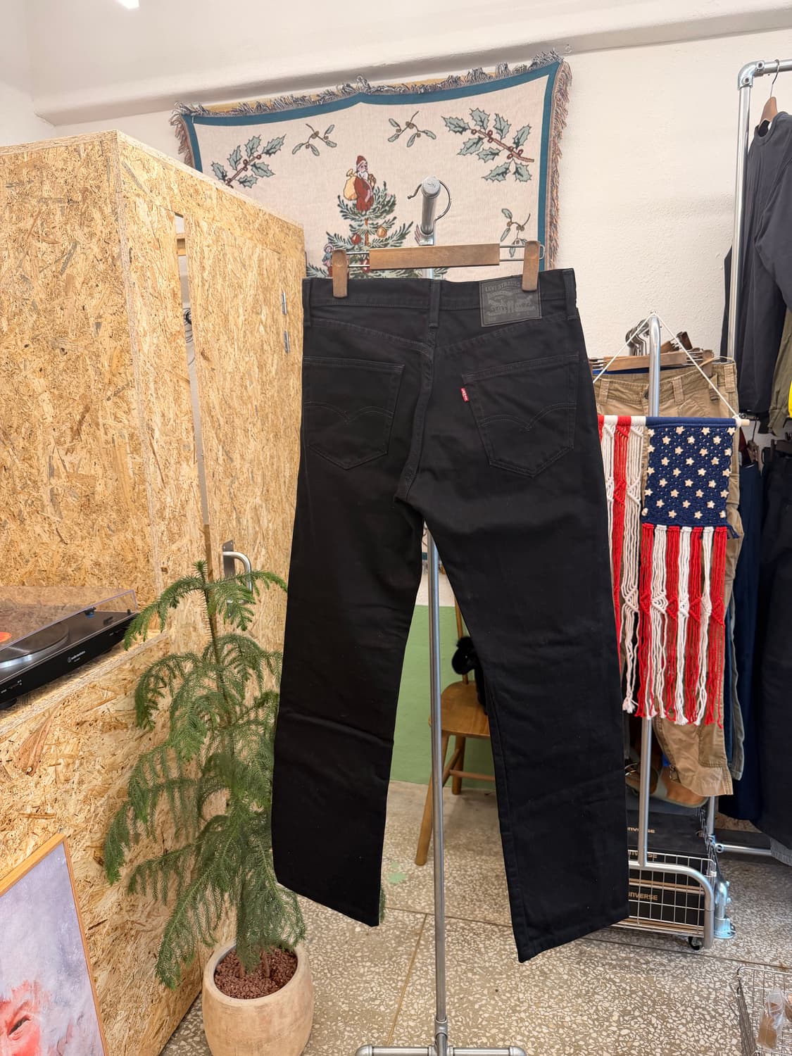 리바이스 505 블랙진 상품이미지2