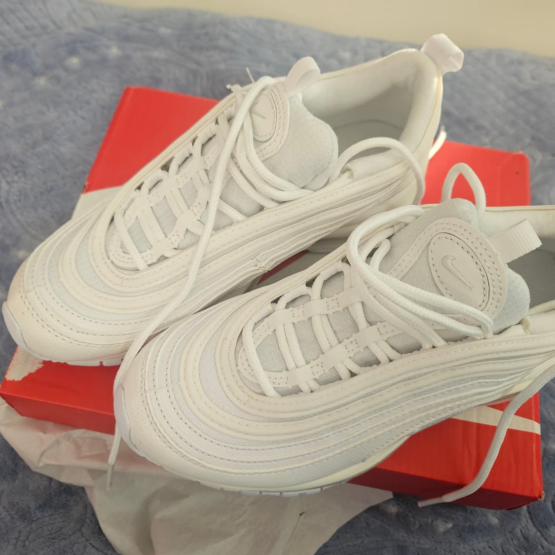 나이키 맥스 97 화이트 운동화 상품이미지5