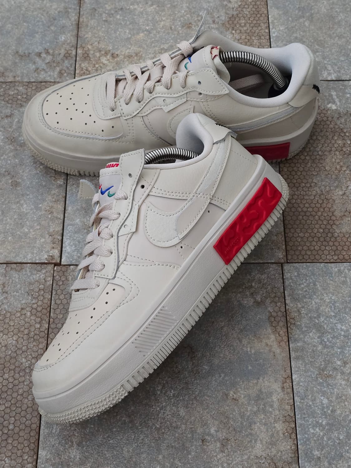 (245)나이키 에어포스 1 폰탄카 펄 화이트 상품이미지3