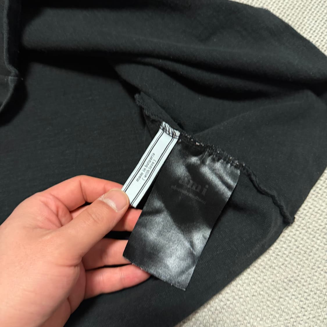 아미(AMI) 스몰 하트 반팔티 상품이미지4