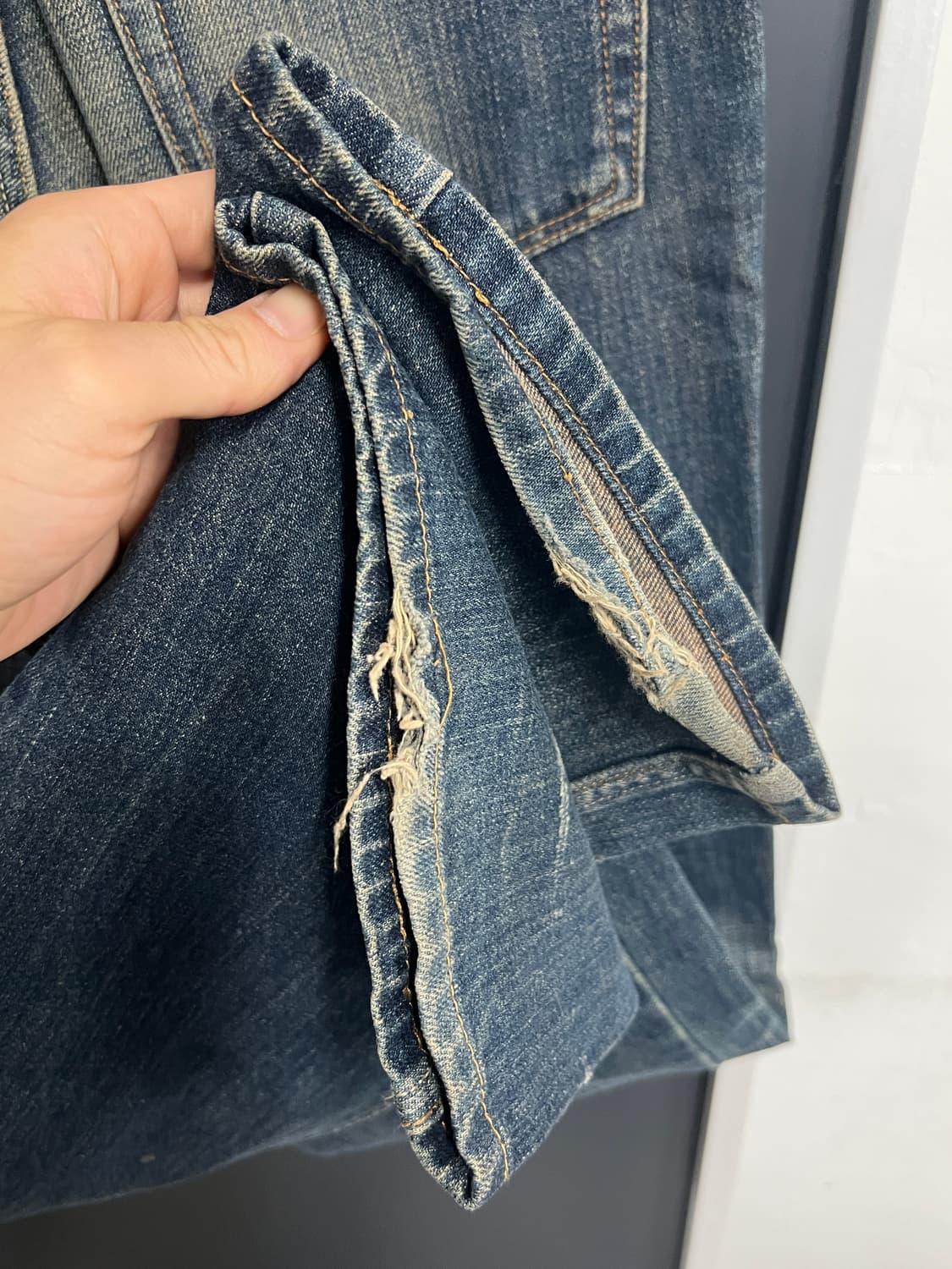 00s Levis 리바이스 시그니처 나팔핏 부츠컷 데님 팬츠 상품이미지5