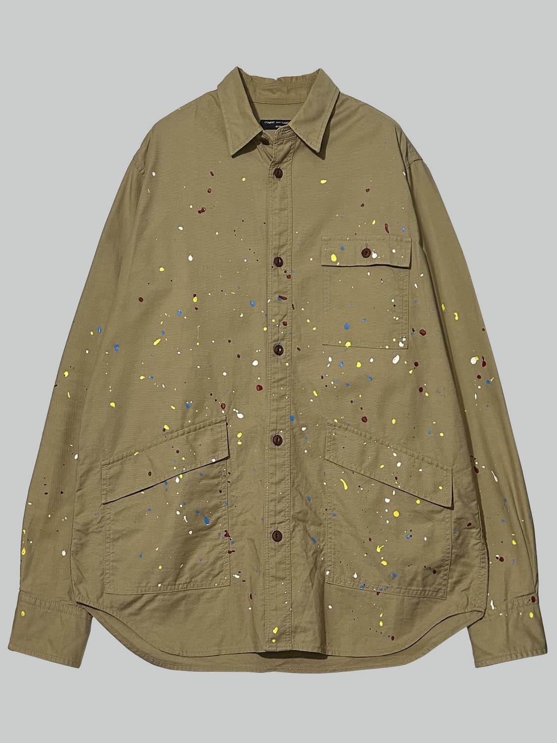 꼼데가르송 옴므 페인팅 셔츠 자켓 상품이미지1