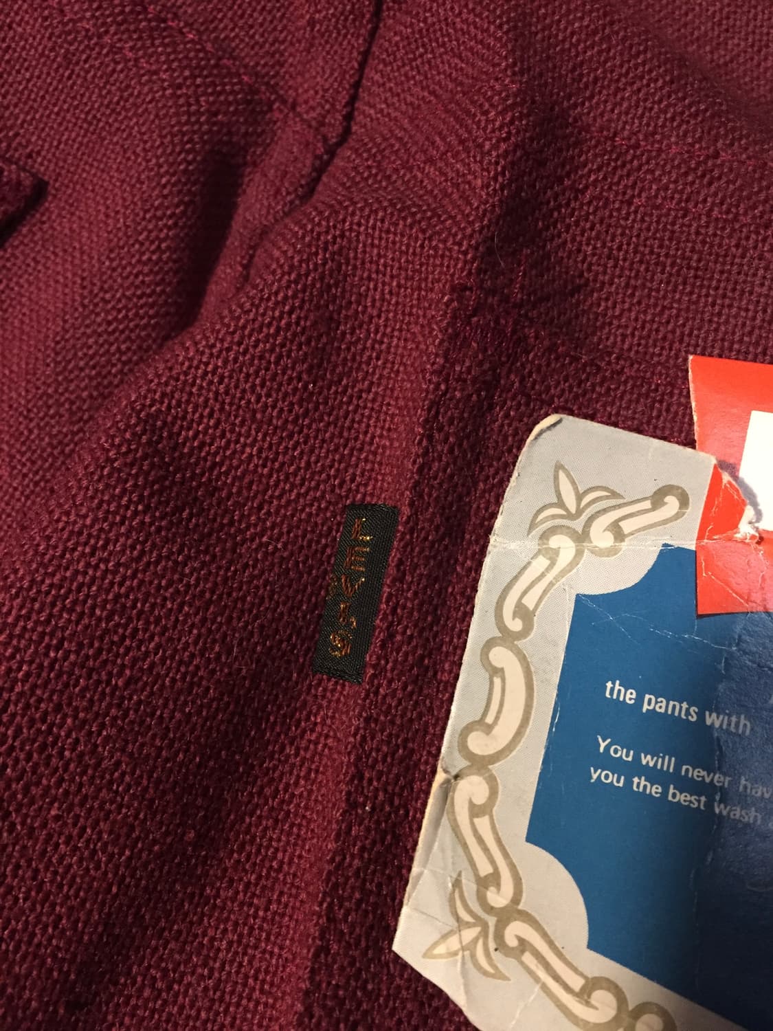 60‘s 데드스탁 리바이스 646 빅E 1세대 스타프레스트 상품이미지5