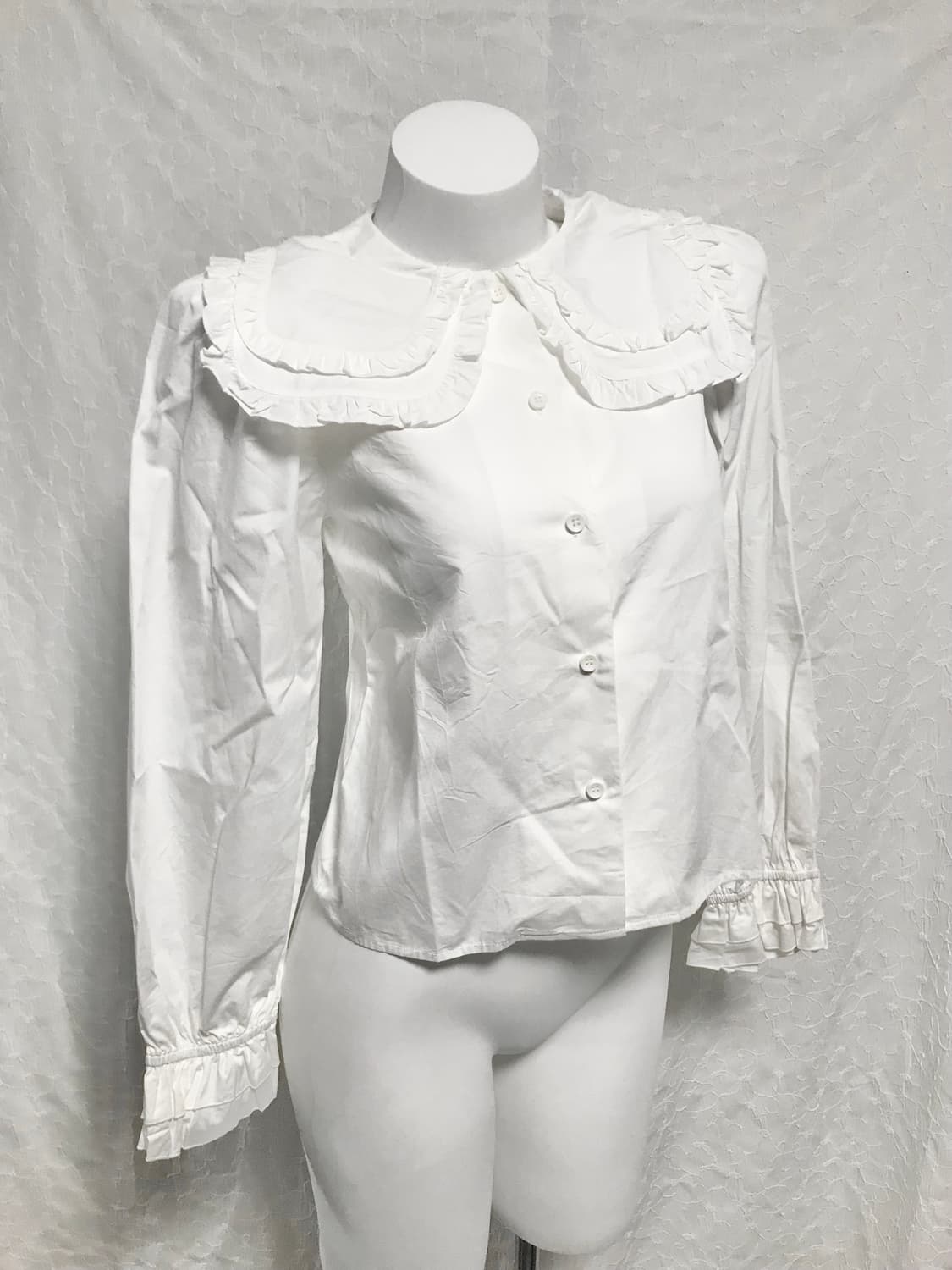 빈티지 로리타 메이드 프릴 카라 셔츠 상품이미지2