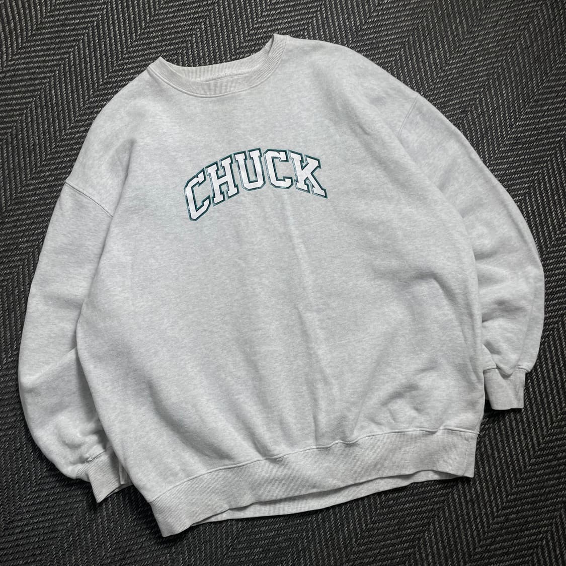 Chuck 아치로고 스웻 맨투맨 그레이y 4586 상품이미지1