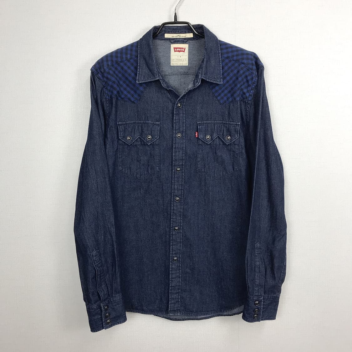 리바이스 levi's 데님 셔츠 남방 남성L (100) 상품이미지1