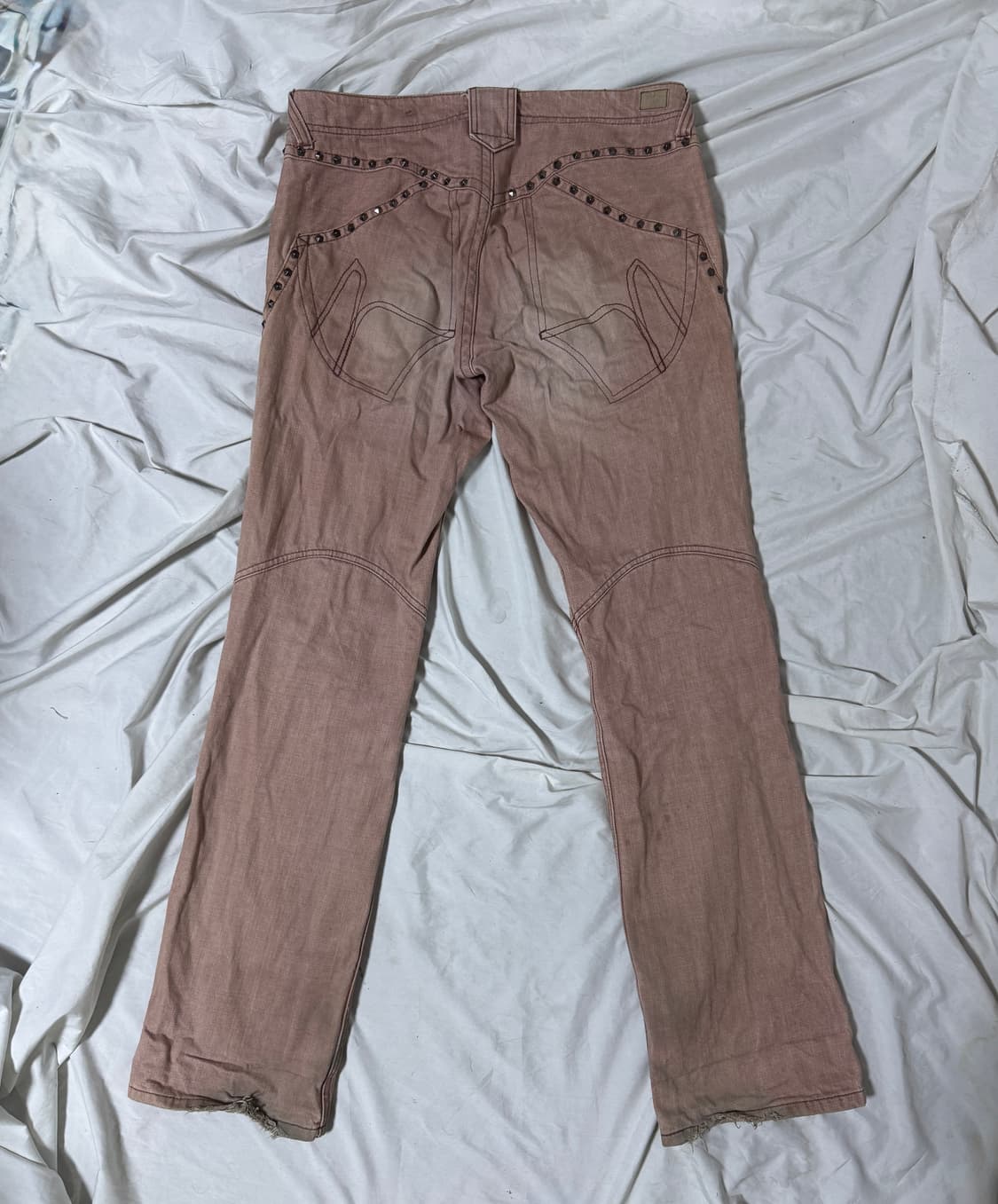 니콜 클럽 포 맨 스터드 플레어 팬츠 y2k vkei 펑크  상품이미지2