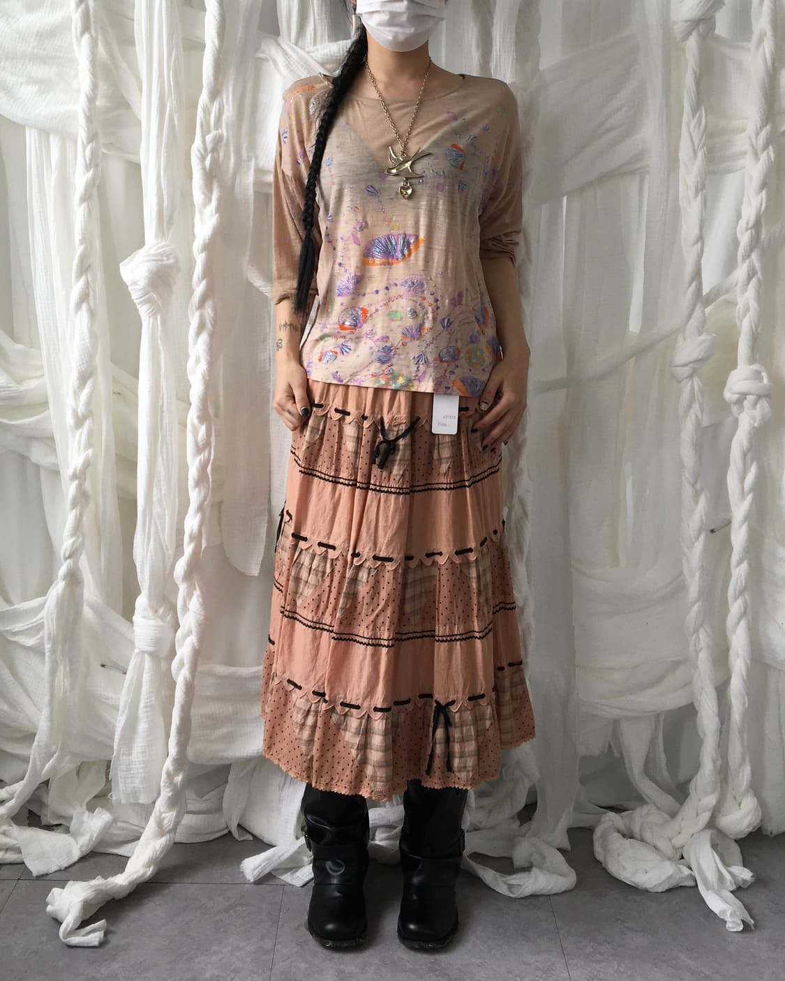 Tsumori chisato printing sleeve 상품이미지8