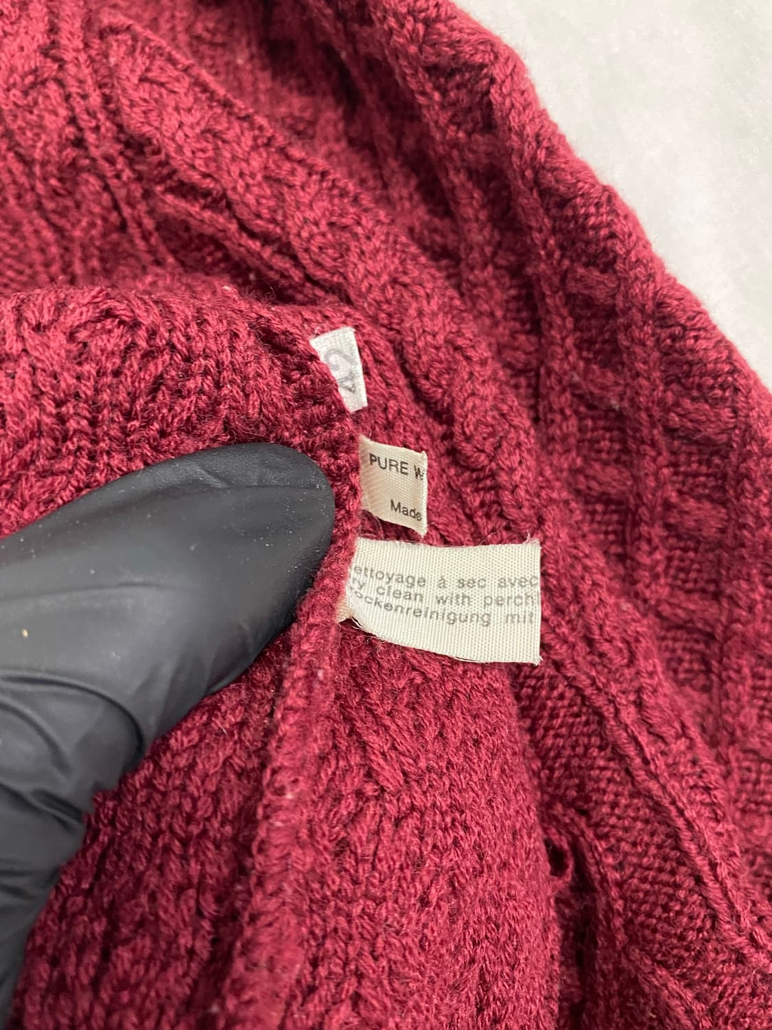 Celine 셀린느 금장 버튼 울 가디건 42  상품이미지5