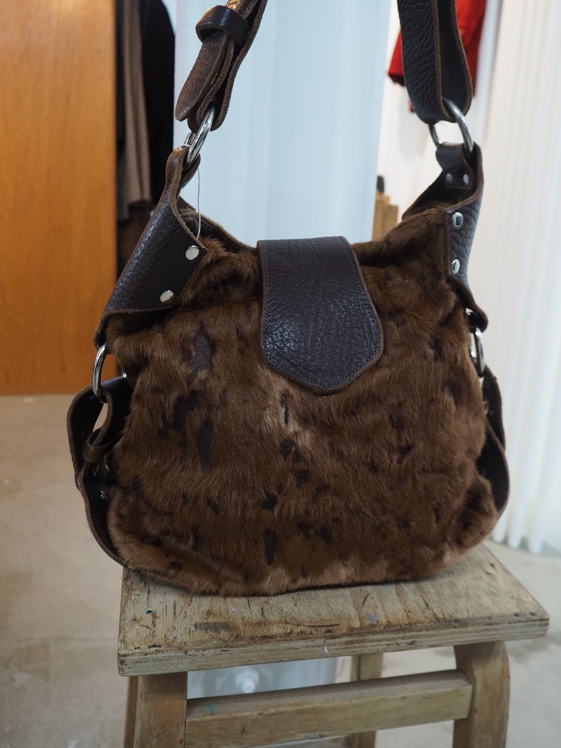 TYLIE MALIBU ponyhair leather bag  상품이미지7