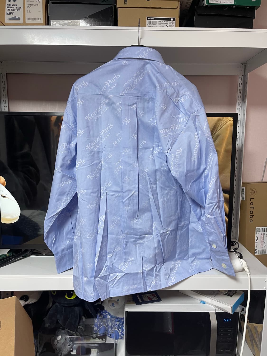 KENZO x 베르디 겐조 파리 프린팅 옥스퍼드 셔츠 상품이미지3