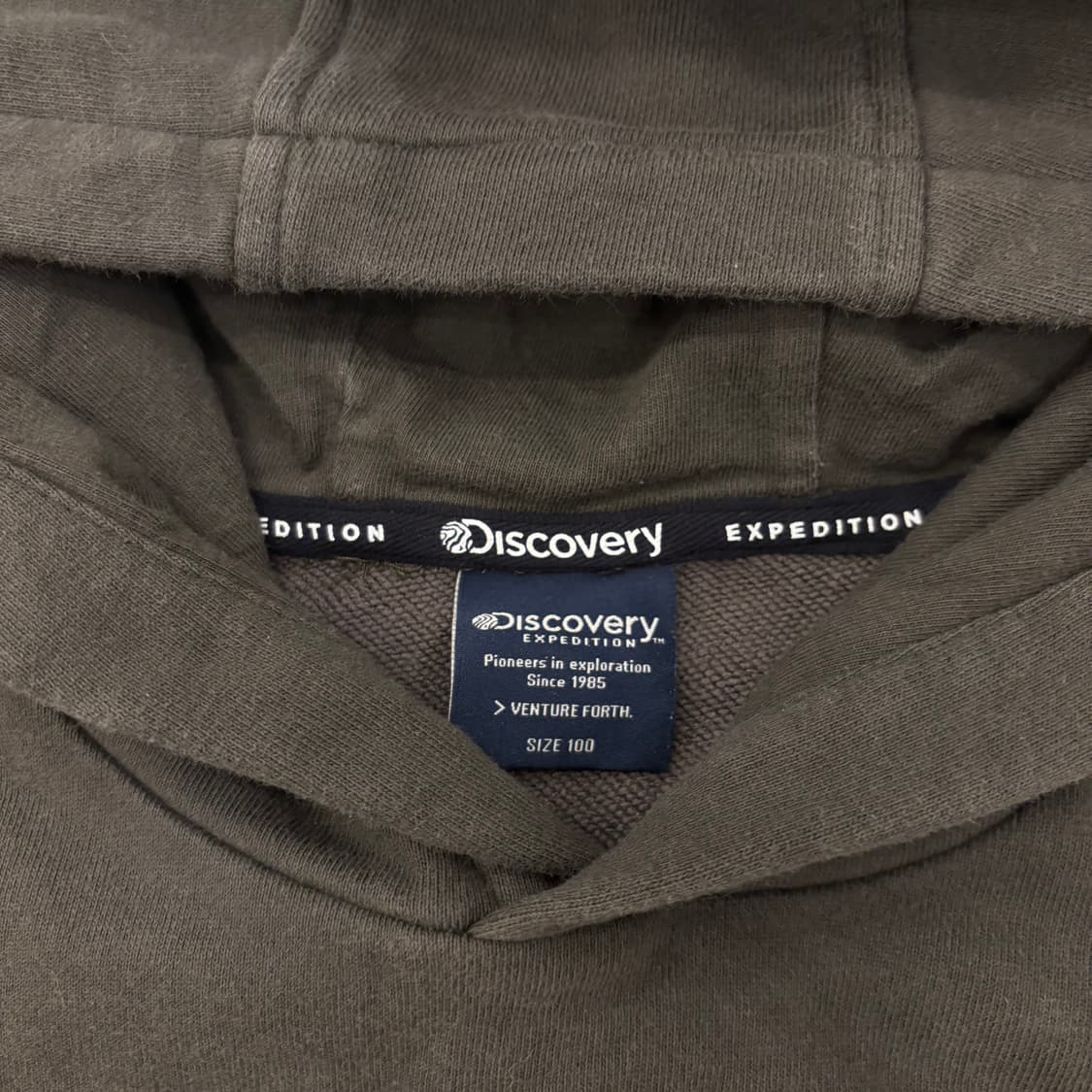 디스커버리 빅로고 후드티 상품이미지4