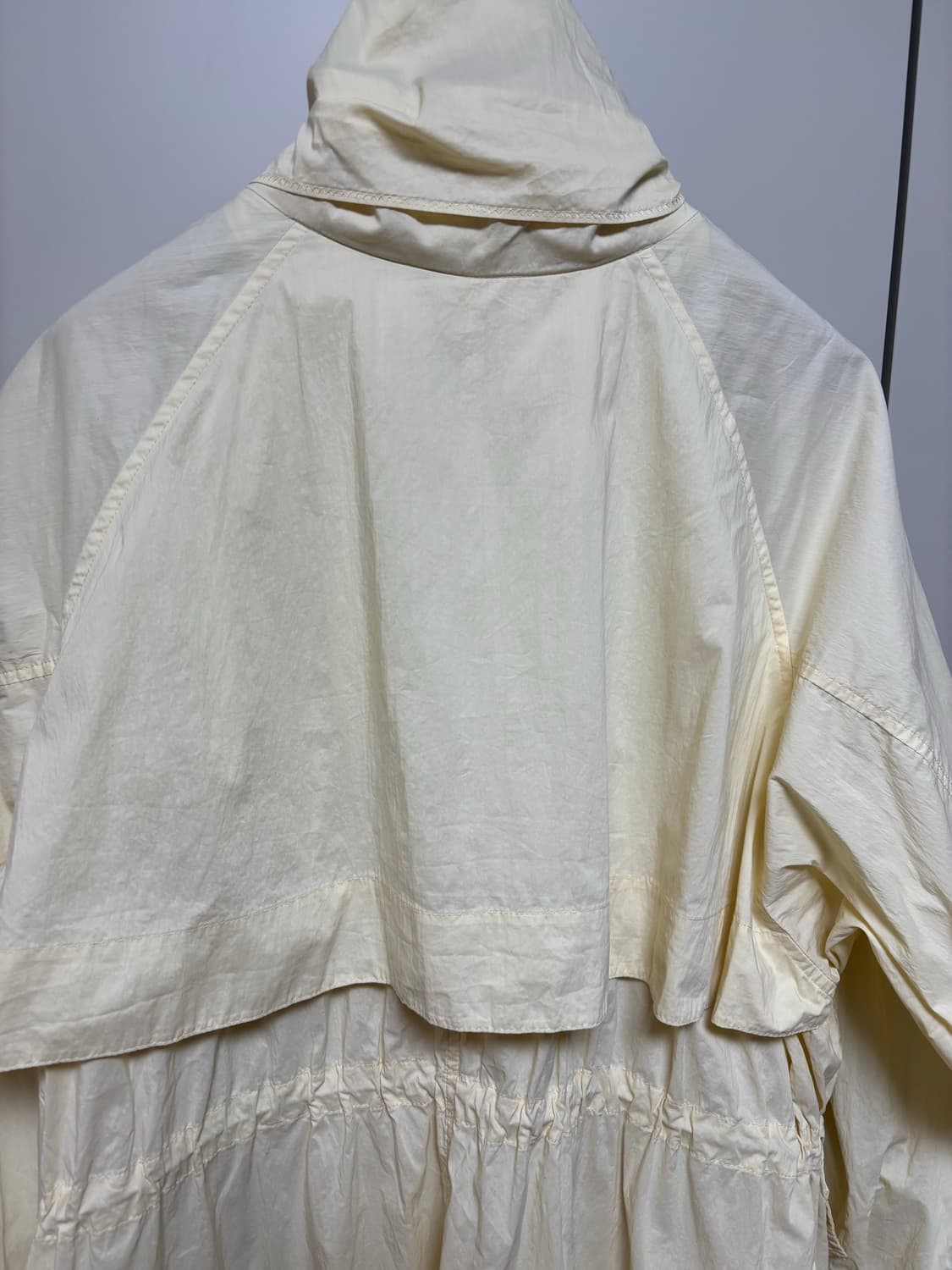 타임 아이보리색 바람막이 점퍼 상품이미지4