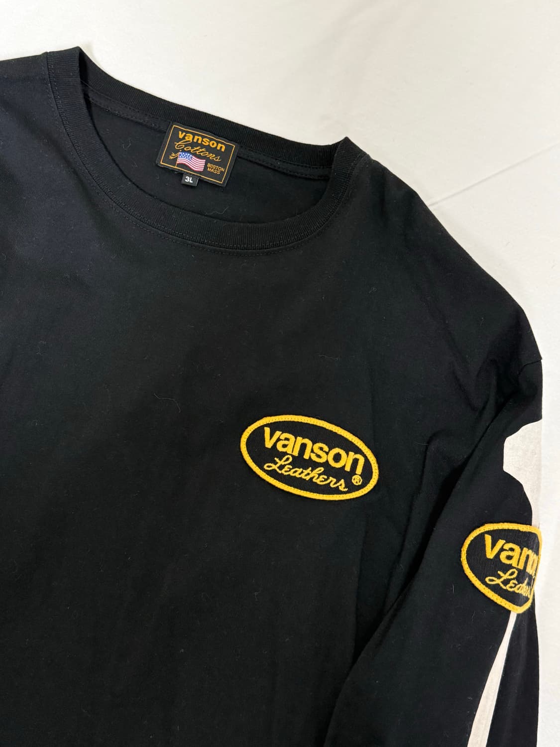 밴슨 본 롱슬리브 블랙 3xl 상품이미지3