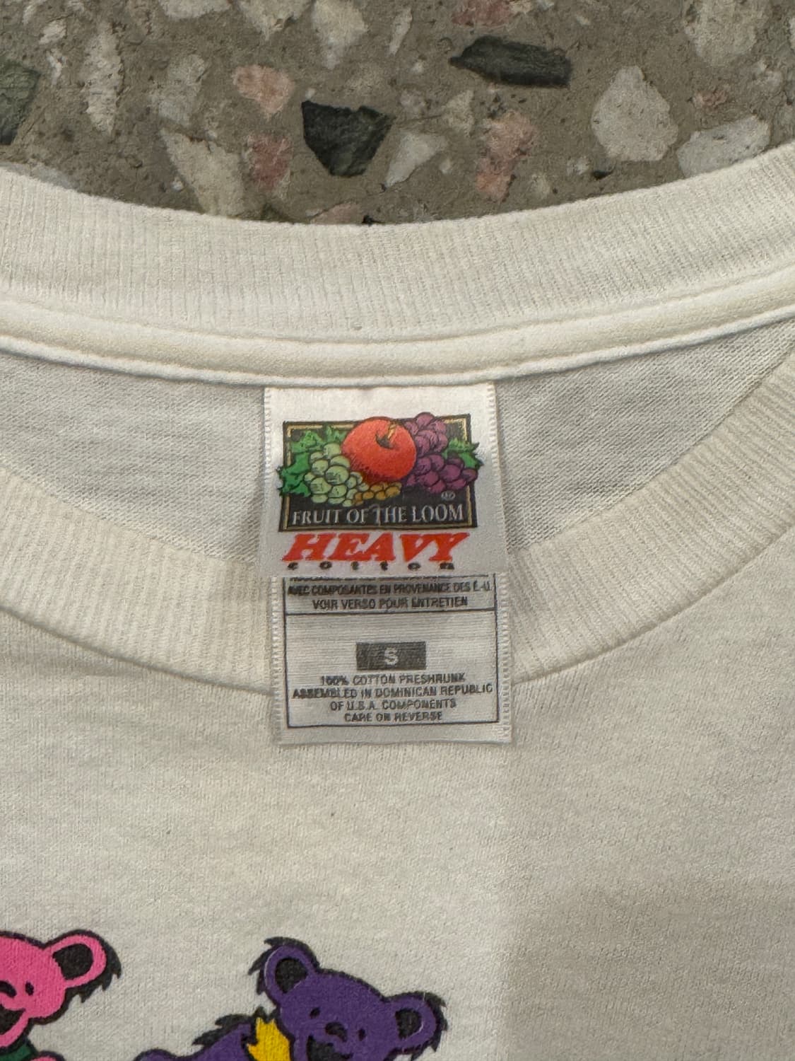 90s 그레이트풀데드 댄싱베어 티셔츠 (S) 상품이미지6