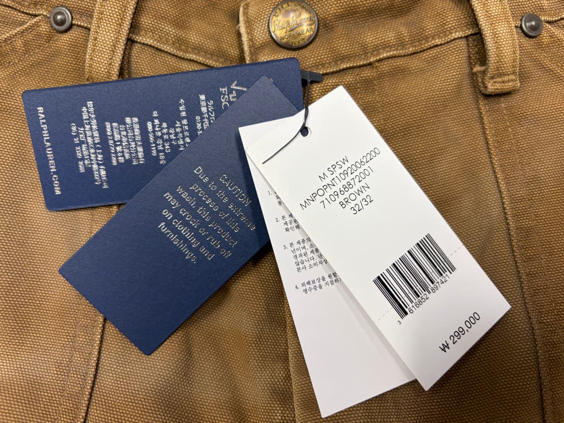 (32/32) 폴로 랄프로렌 캔버스 카펜터 팬츠 / 워크팬츠 상품이미지4