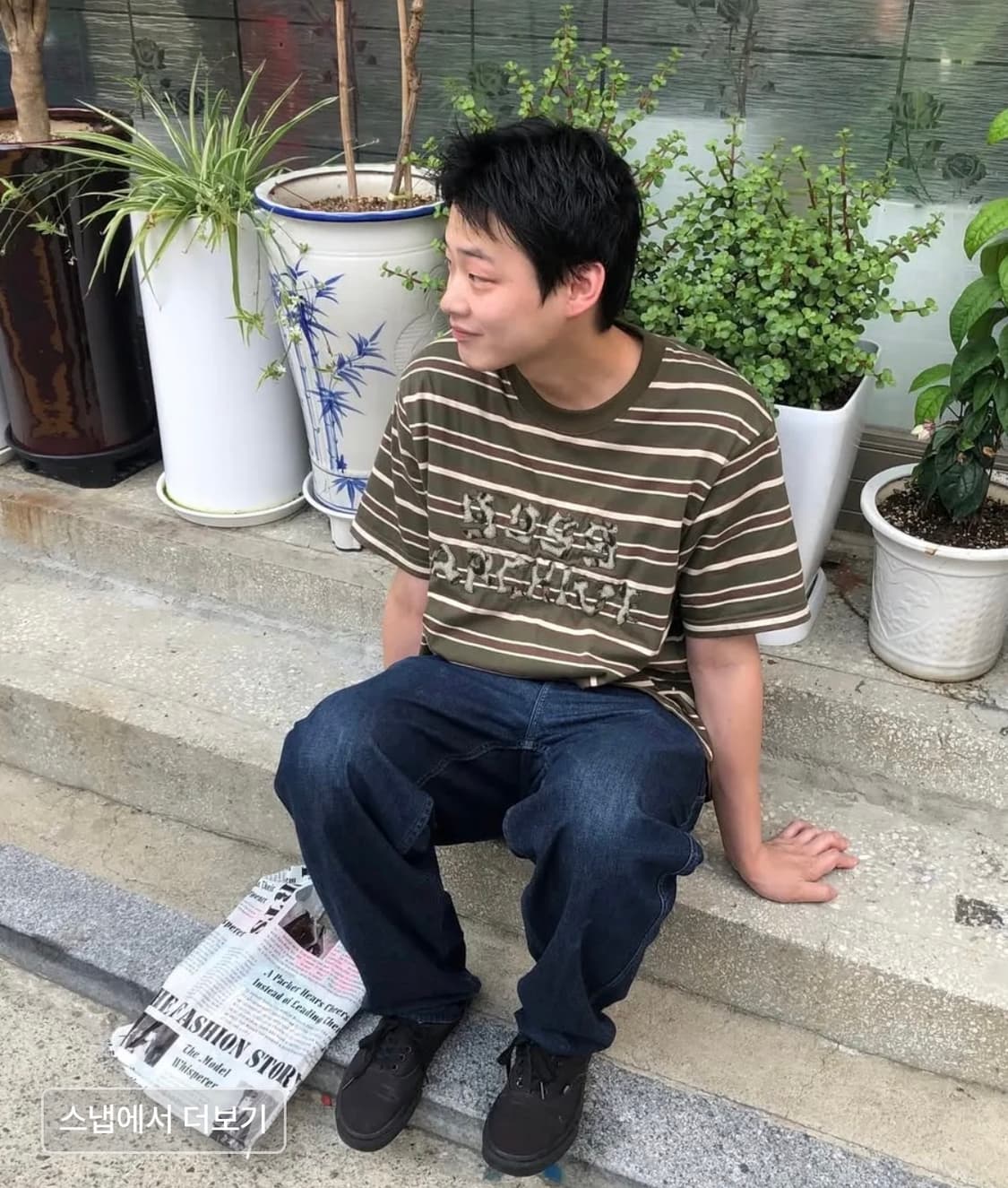 9999아카이브 그런지 본 티셔츠 1사이즈 상품이미지5
