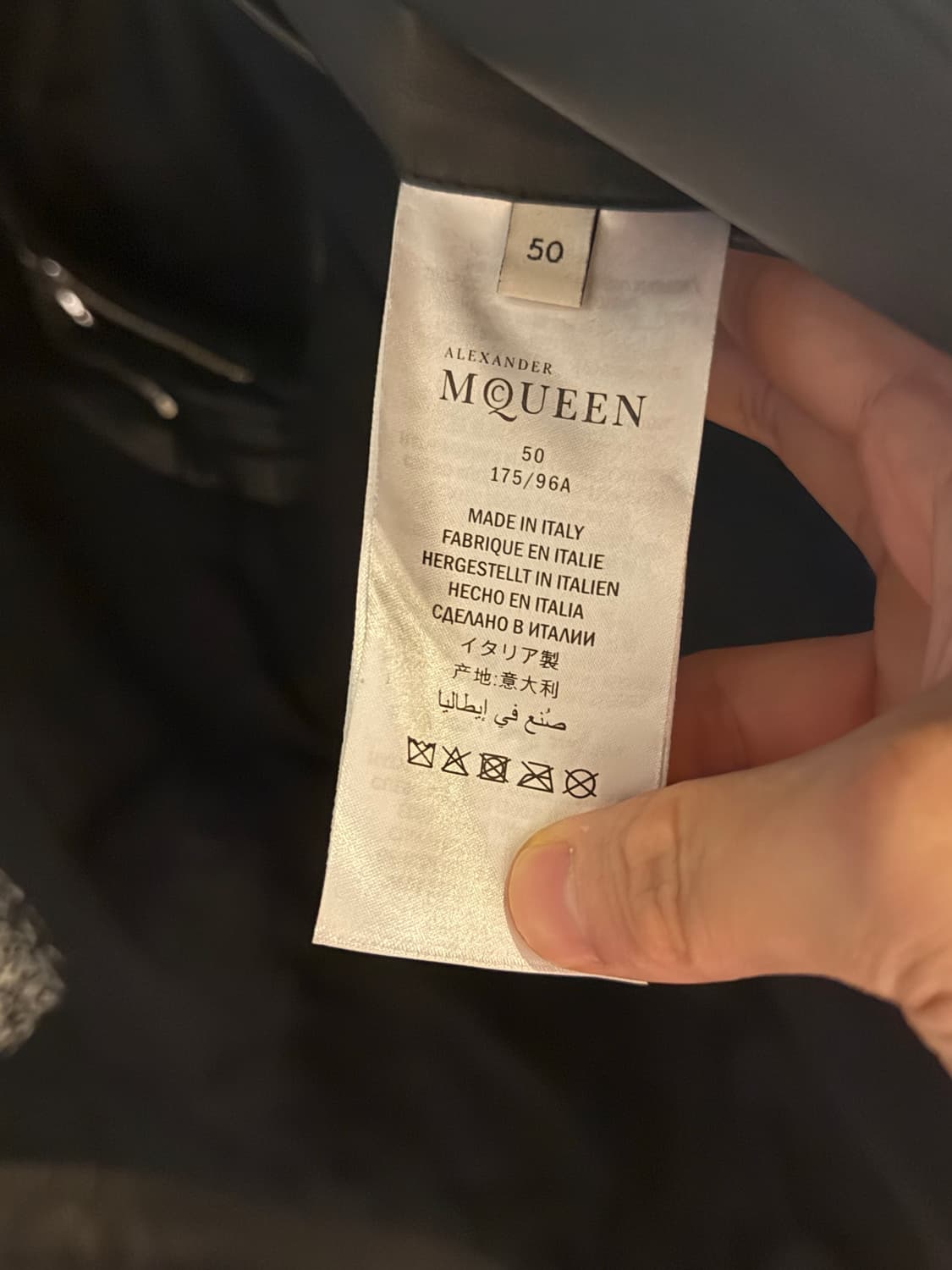 알렉산더 맥퀸 레더 자켓 50 상품이미지2