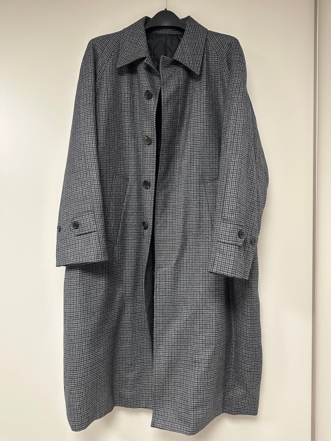 [M] mngu 19fw 발마칸 패딩 체크코트 상품이미지1