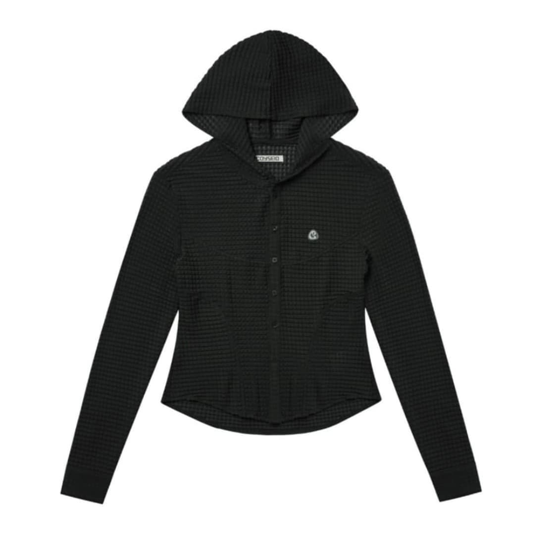 코이세이오 라운드 후디 차콜 상품이미지1