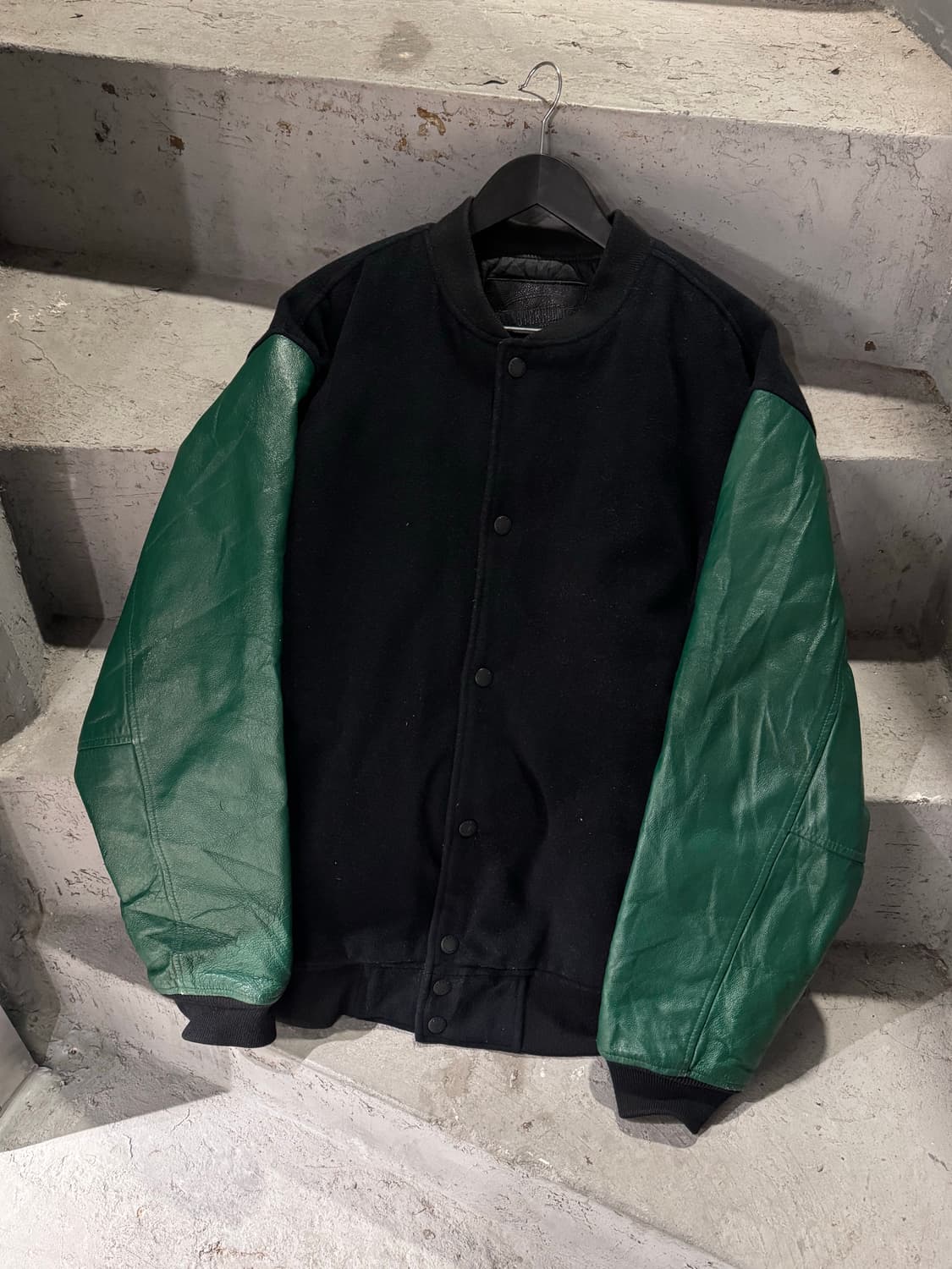 마스터피스 레더암 울 바시티 자켓  상품이미지1