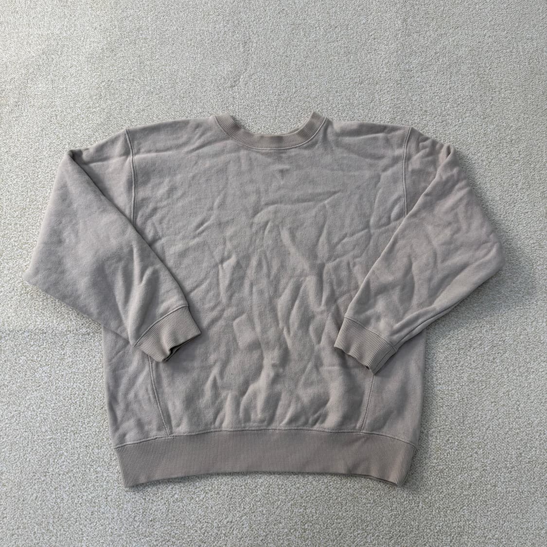 F 스튜디오 톰보이 사선 절개 맨투맨 0121T1 상품이미지1