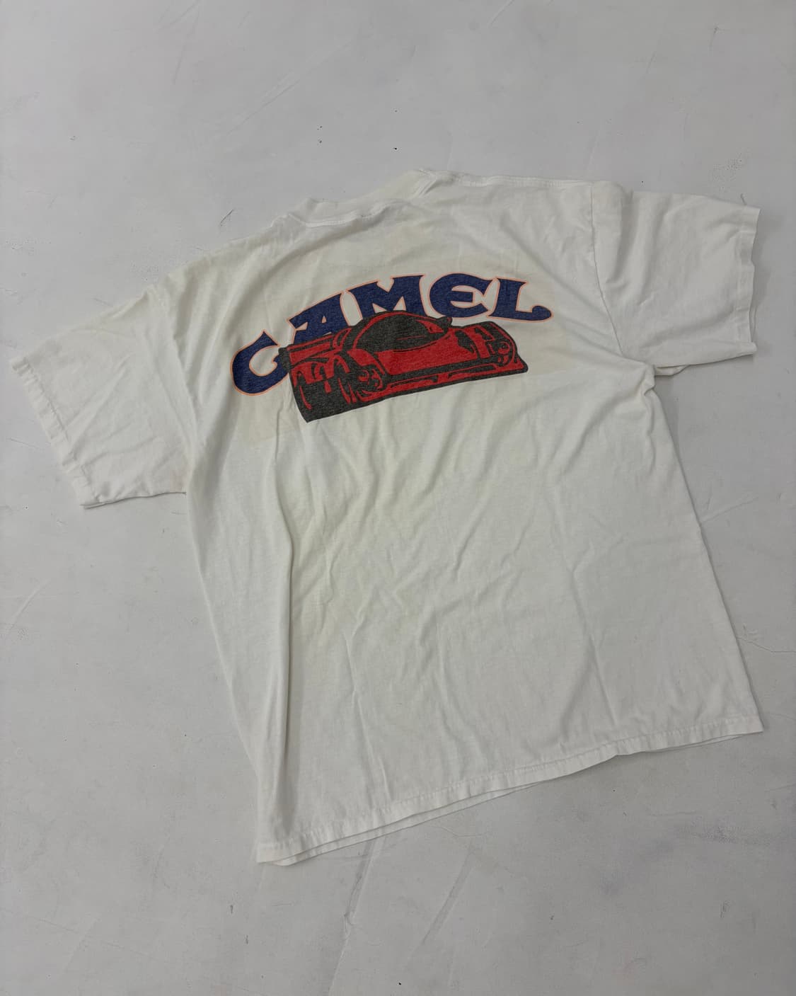90s Camel Nissan Tee (white) 상품이미지2