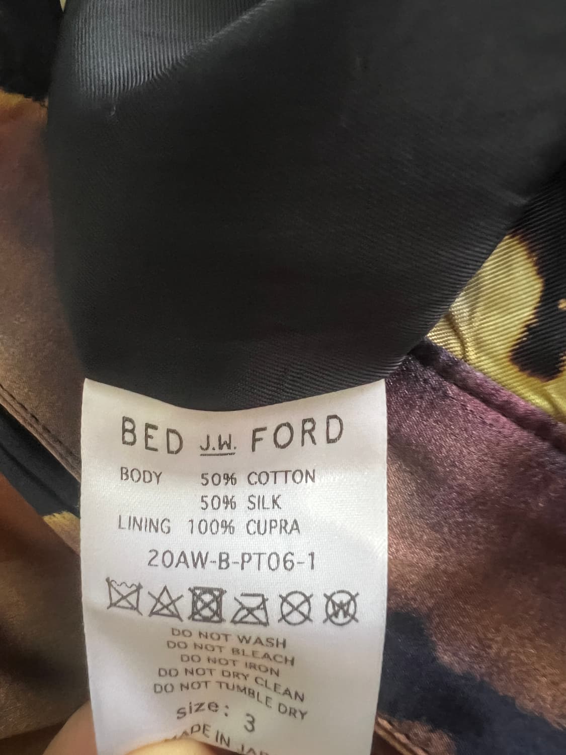 Bed jw ford타이다이 실크 팬츠 상품이미지3