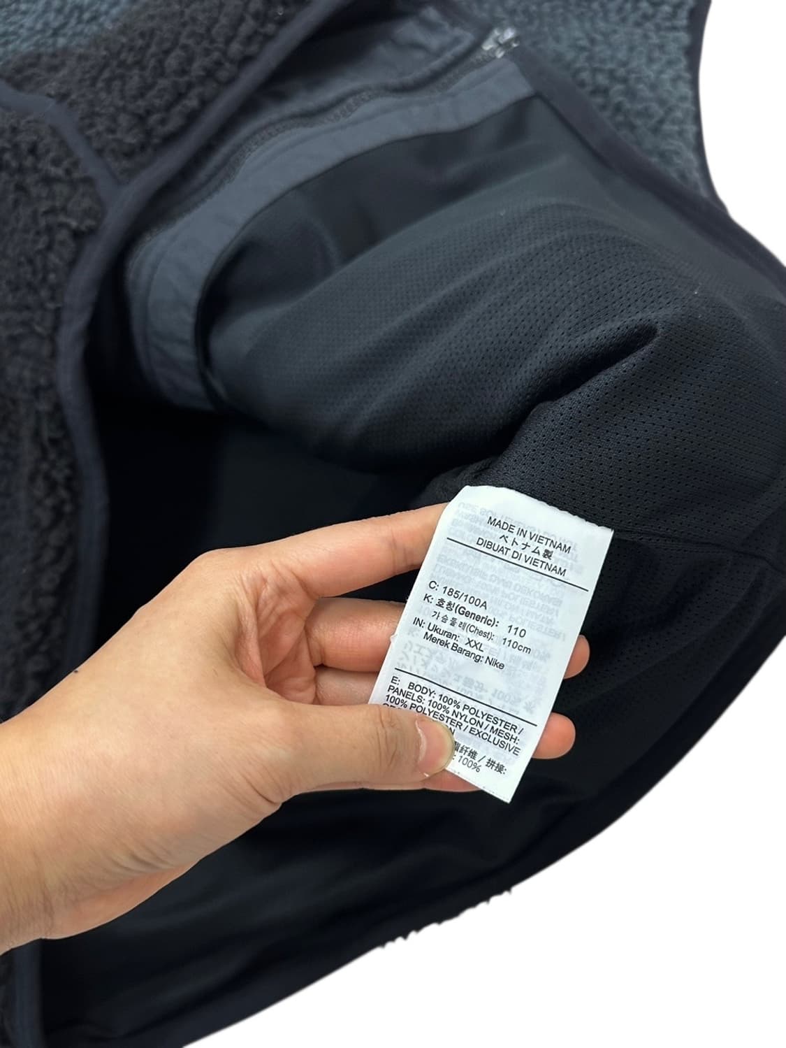 나이키 플리스 후리스 베스트 블랙 (2XL) 상품이미지6