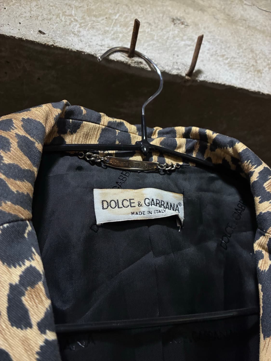 Dolce & Gabbana 돌체앤가바나 아카이브 레오파드 블레이저 상품이미지2