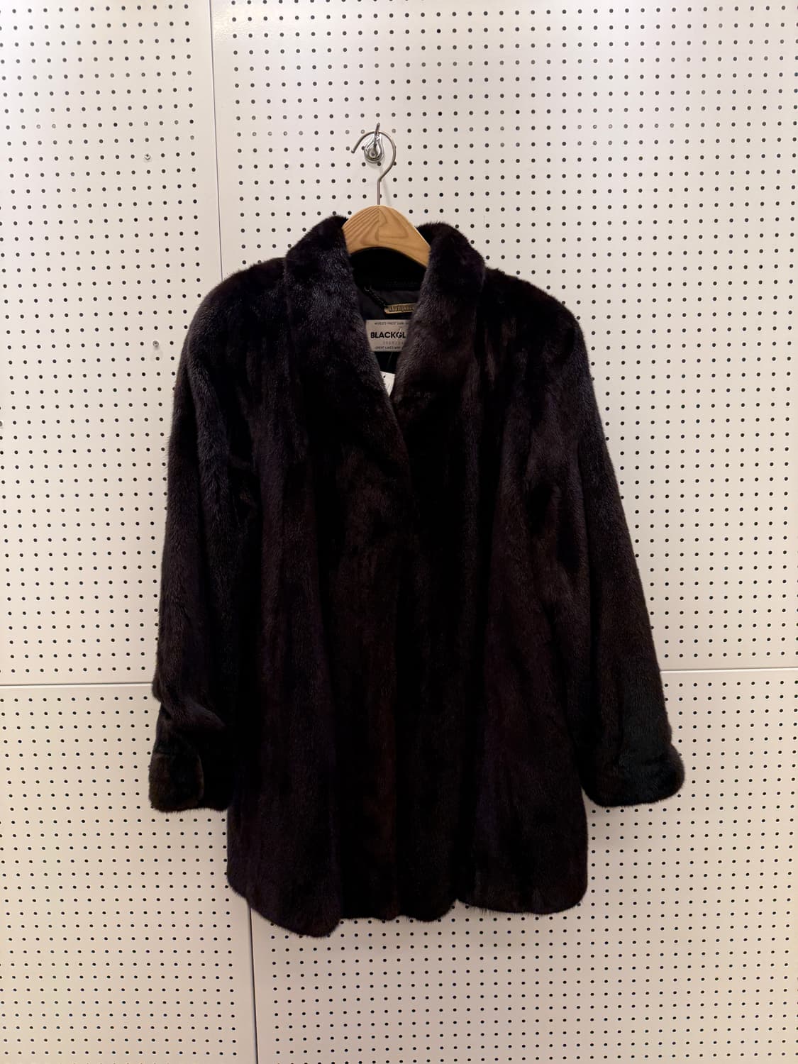블랙글라마 다크 밍크 퍼 코트 U698 상품이미지2