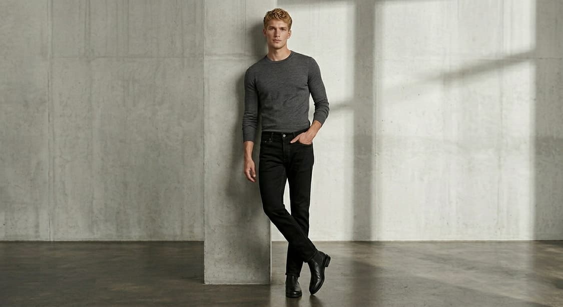 [A급] 리바이스 502 테이퍼드 블랙진 (W32 L32) 상품이미지1