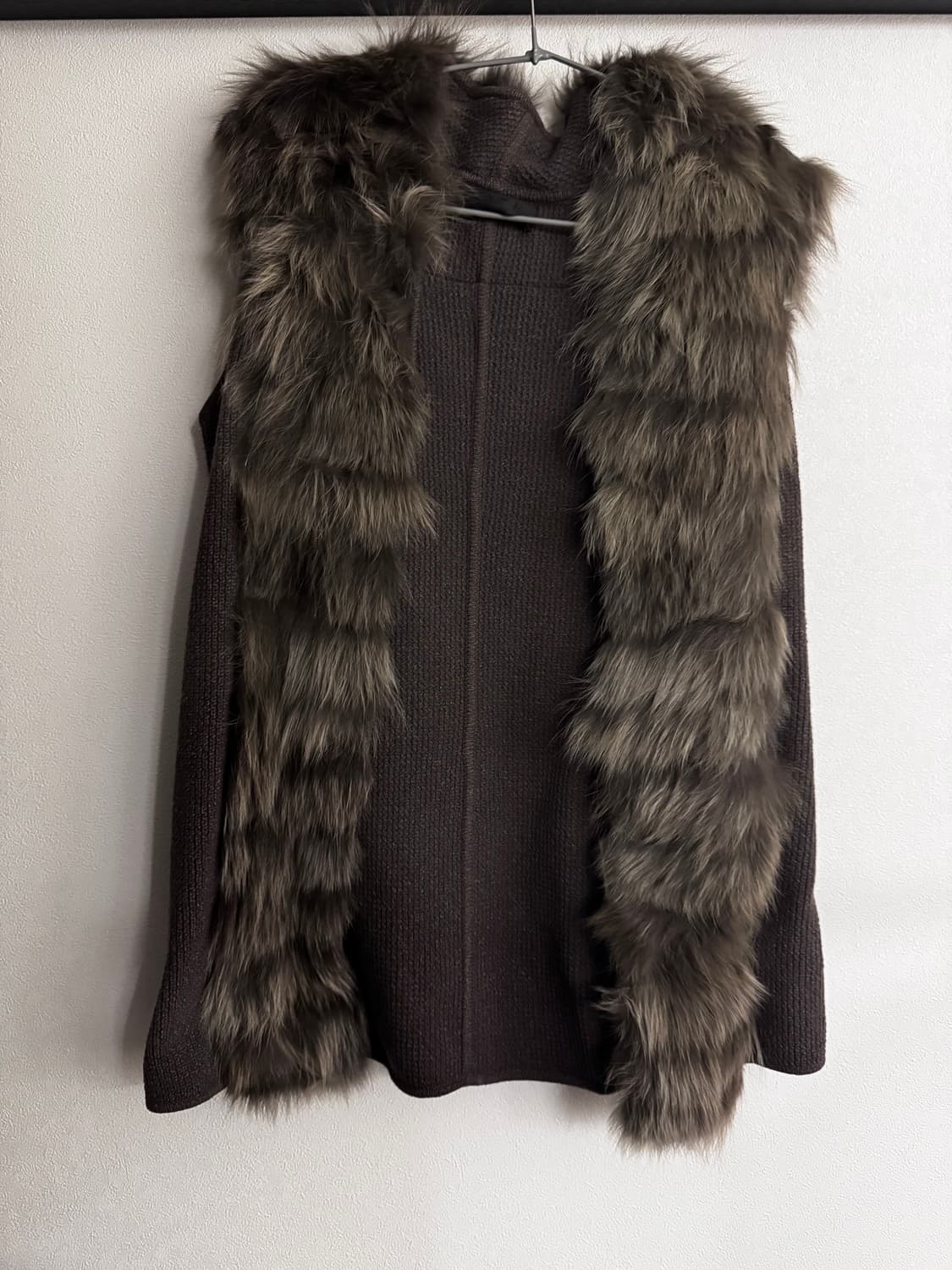 MINE 마인 폭스퍼 니트 베스트 상품이미지1