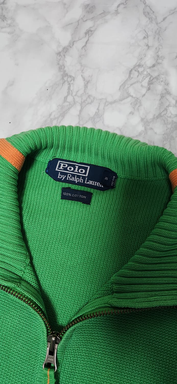 폴로 랄프로렌 투웨이 사이드라인 니트 집업 자켓 상품이미지6