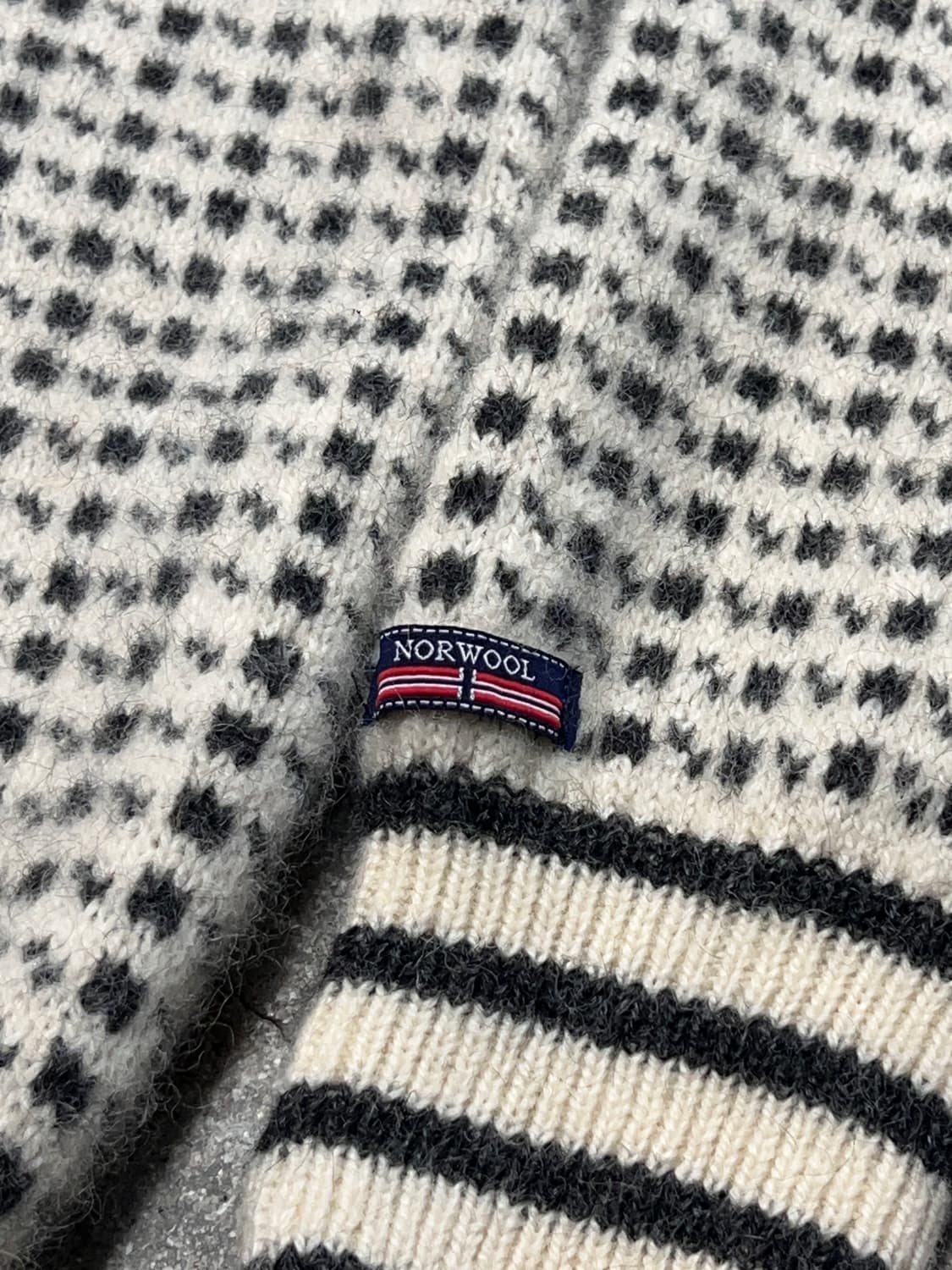 Norwool 버드아이 울 스웨터 상품이미지4