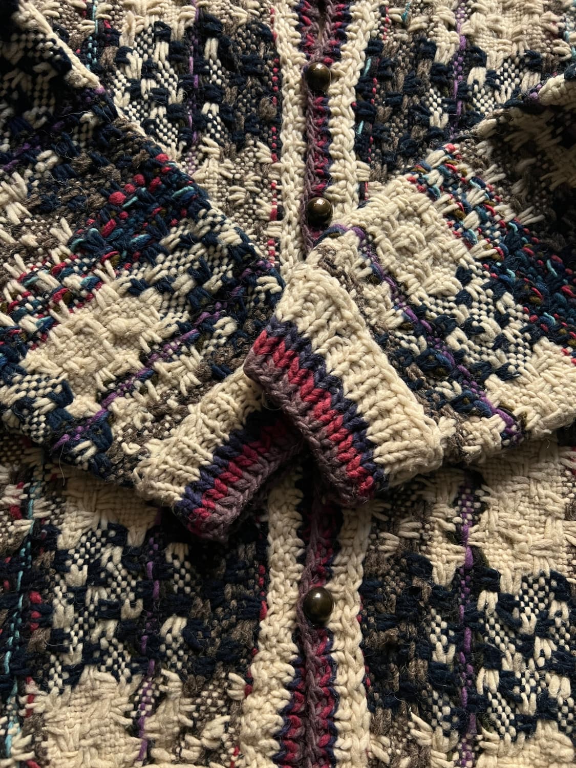 [L]90's 빈티지 핸드메이드 에콰도르 가디건 상품이미지4