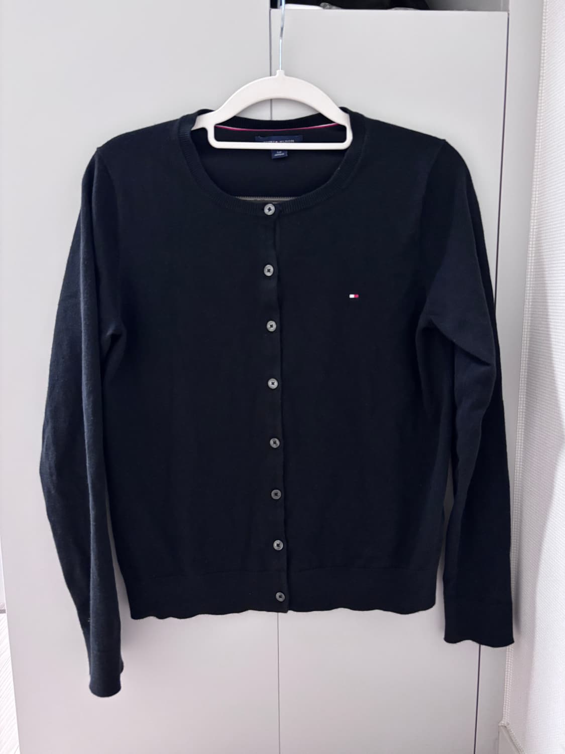타미힐피거 여성 가디건 S 검정색 상품이미지1