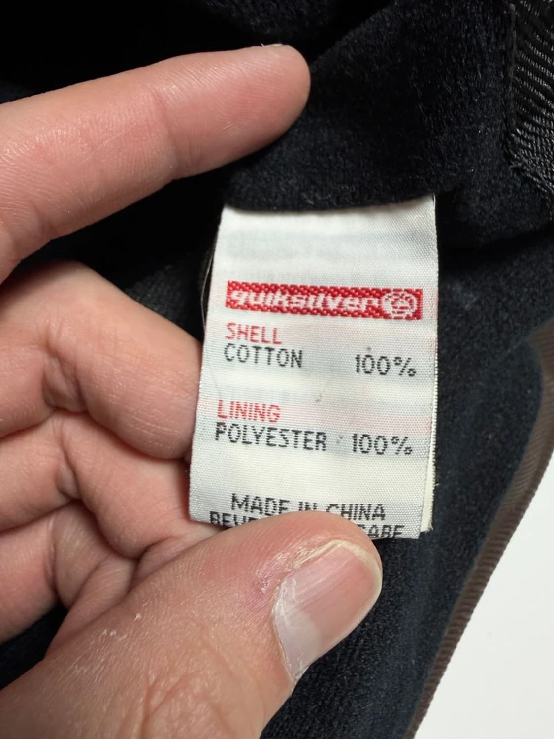 퀵실버 Quiksilver 백 빅로고 후드 집업 자켓 R1317 상품이미지9