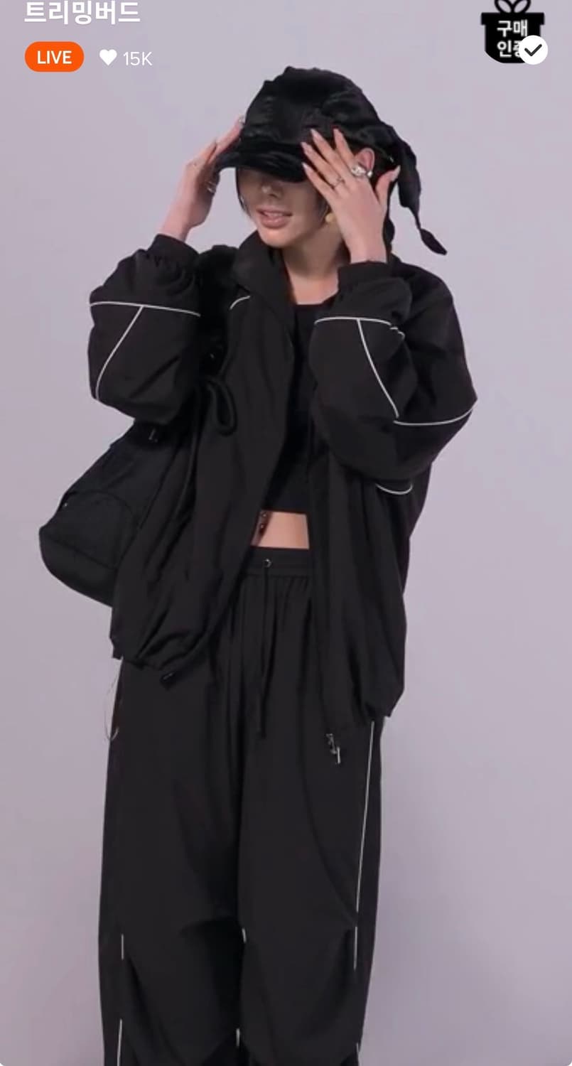 새상품) 트리밍버드 파이핑 셋업 트랙 점퍼 바람막이 상품이미지8