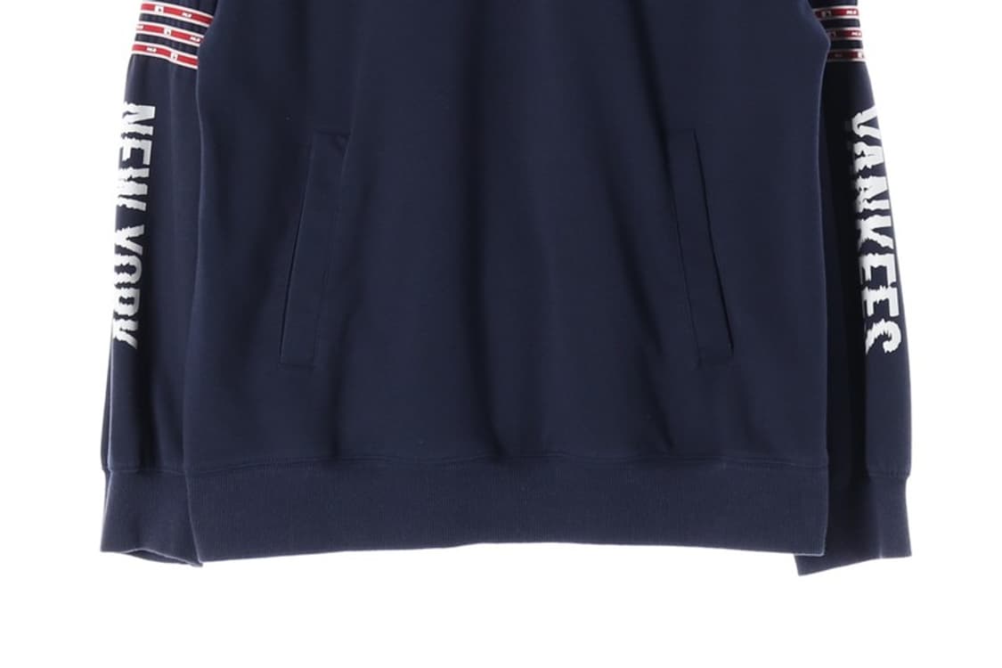 MLB 뉴욕양키스 사이드 라인 하프집업 맨투맨 L 상품이미지4