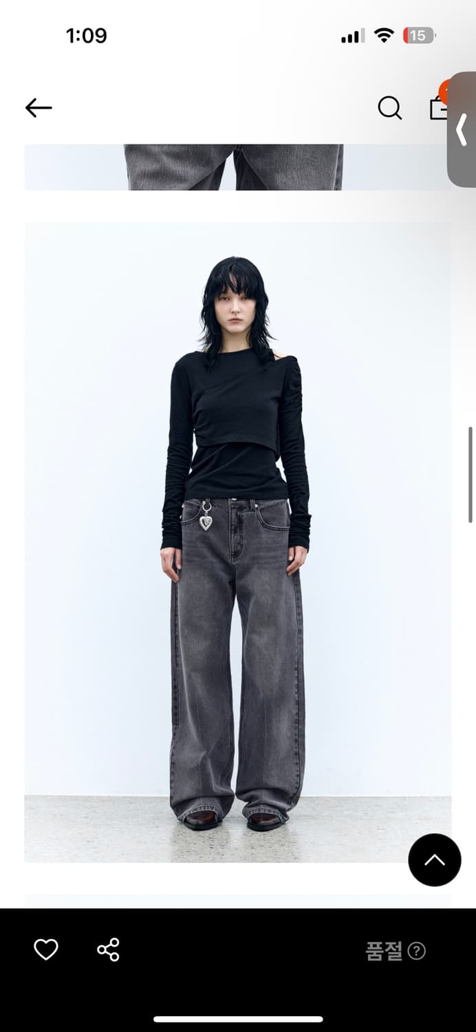 인사일런스우먼 레이어드 셔링 롱슬리브 상품이미지1