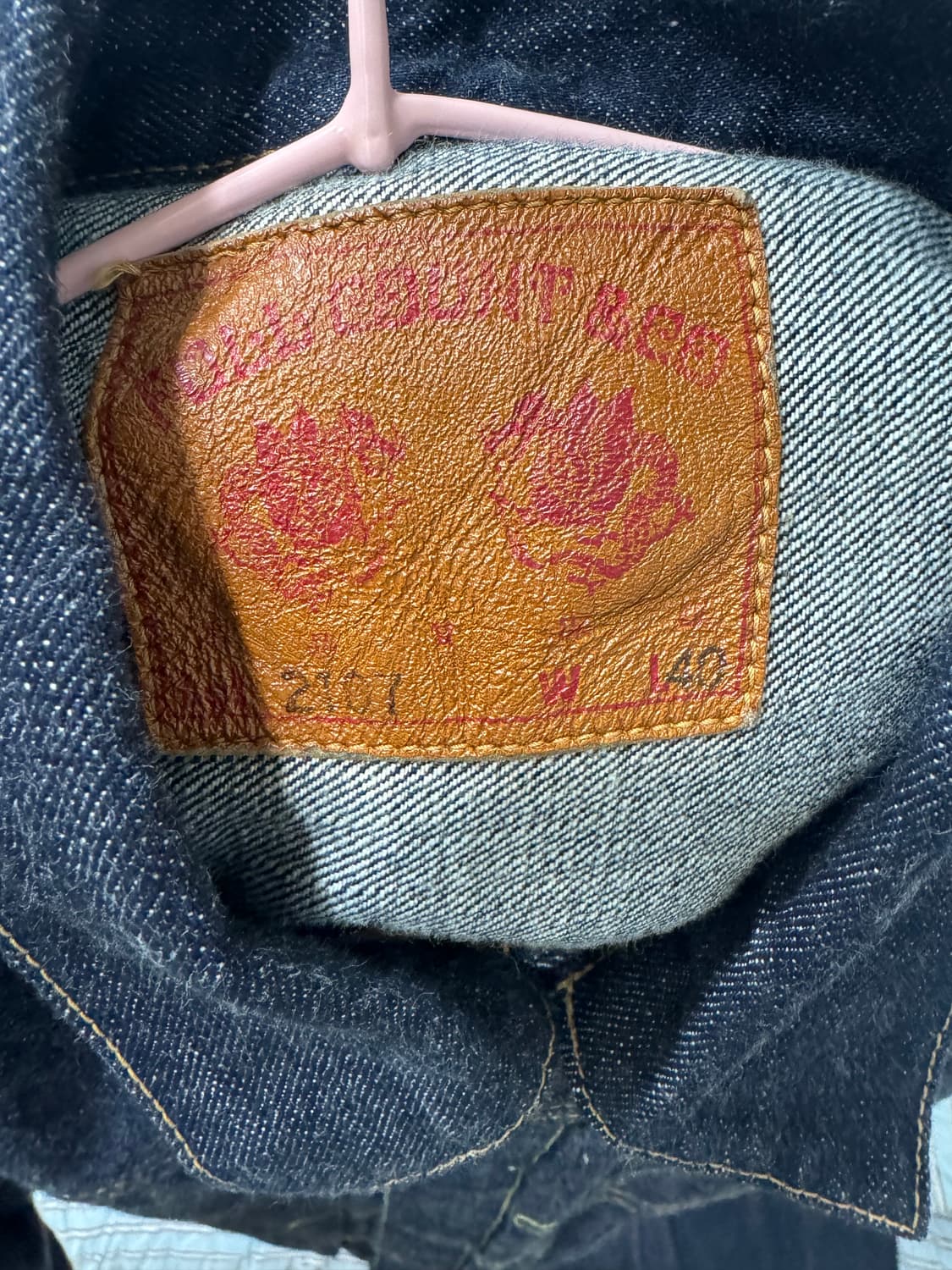 풀카운트 데님셋업(2107w(40), 0105w(31x32)) 상품이미지3