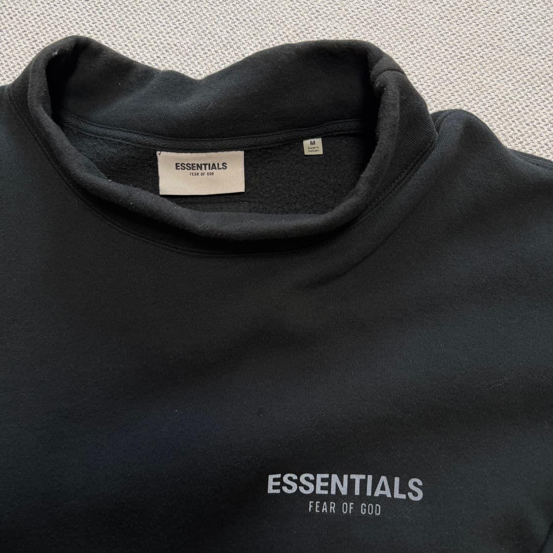 피어오브갓 에센셜 반폴라 기모 맨투맨 상품이미지2